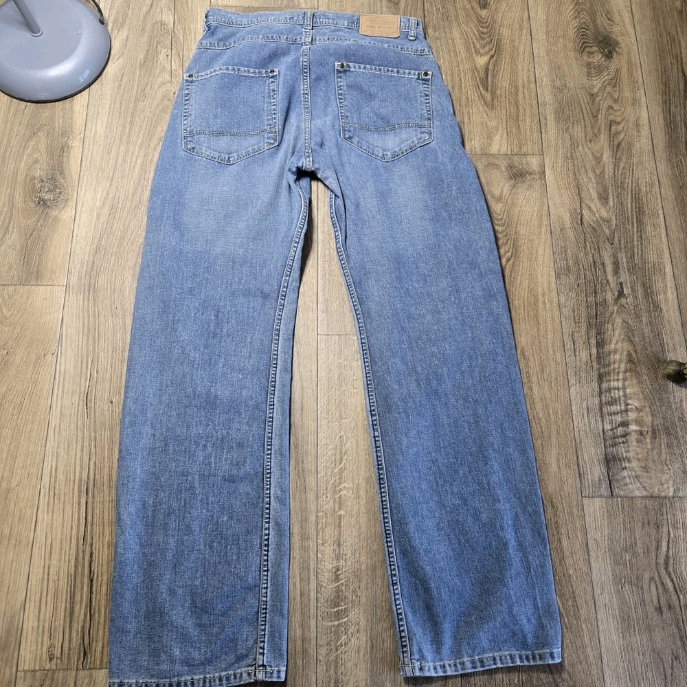 American Eagle Men's Fit 33x32 Blue Straight Leg Denim Pants 100% Cotton - Picture 12 of 14